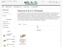 Tablet Screenshot of gacwholesale.com